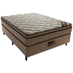 Cama Box Casal Castor Revolution Tecnopedic 138x188x54 + Box Castor, B
