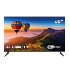 Smart TV 50" HQ UDE50HR315LN 4K com Conversor Digital 3 HDMI 2 USB WI-FI Android 11 Design Slim e Tela Frameless