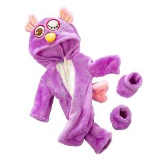 Bonito animal macacão roupas casaco brinquedo para boneca de 18 polegadas acessório gril`s toy pp