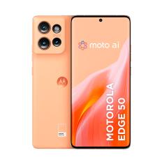 Smartphone Motorola Edge 50 5G - Peach Fuzz, 256GB, 24GB RAM Boost, Câmera Dupla 50 MP Sony, Selfie 32MP e Tela de 6.7&quot;