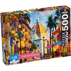 Mini Quebra Cabeça Puzzle 500 Peças Café Em Florença Grow