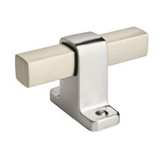 Amerock | Puxador de armário | Champanhe prateado | 60 mm de comprimento | Rockwell | 1 pacote | Puxador de gaveta | Puxador de gaveta | Ferragens de armário