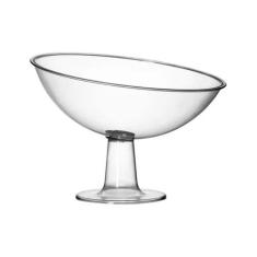 Taça Rasa Inclinada Acrílica Para Doces - Três Triângulos