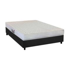 Cama Box Casal: Colchão Ortopédico Herval AG65 Frontier + Base CRC Sue