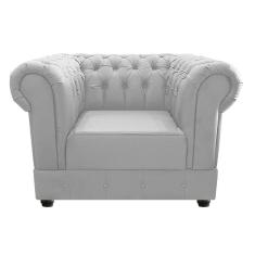 Poltrona Decorativa Chesterfield Ana Branco
