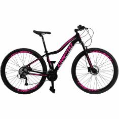 Bicicleta Aro 29 Cripto 21 Marchas Freios Disco e Suspensão