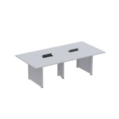 Mesa de Reunião 2400x1200 Mrcpb2412pp Cinza