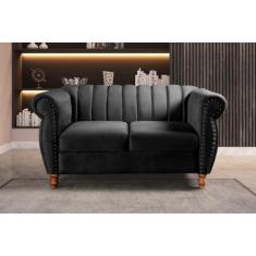 Namoradeira Realeza Sofá Chesterfield Decoração Sala Recepção Estilo R