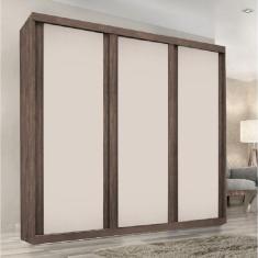 Guarda Roupa Casal Sevilha 3 Portas  Correr 6 Gav.