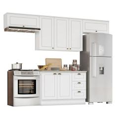 Cozinha Completa Americana 4 Peças Branco - Móveis Henn Branco