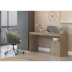 Escrivaninha 2 Gavetas Funzionale 1350 Carvalho