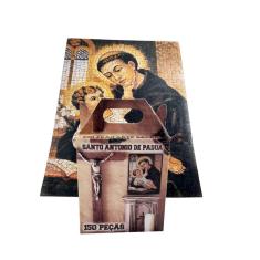 Quebra-cabeça Santos de Devoção Santo Antônio de 150 peças em mdf