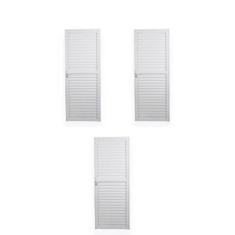 Kit com 3 Portas de Alumínio Laminada 210x70cm Soft Plus Mgm