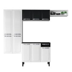 Cozinha Completa Rose Branca Em Aço 4 Peças