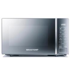Micro-ondas Brastemp 20 Litros Cor Inox Com Funções Pré-preparo - Bms20ar