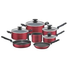 Jogo de Panelas Tramontina Loreto em Alumínio com Revestimento Interno