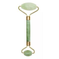 Rolo Massageador Facial Pedra Jade Anti Rugas Massoterapia