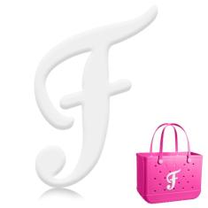 ZEOXUER Bogg Bag Letters, berloques decorativos para bolsa Bogg, acessórios de letras do alfabeto, pingentes de bolsa Bogg Inserir letras do alfabeto, letras 3D do alfabeto para personalizar bolsa