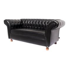 Sofá Chesterfield Conde Del 2,30 - NOVO ENCANTO, CORANO PRETO