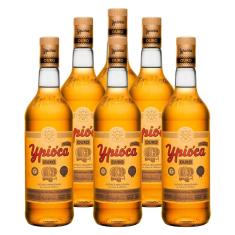 Cachaça Aguardente Ypióca Ouro 965ml 6 Unidades