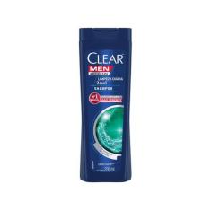 Shampoo Clear Men Anticaspa Limpeza Diária 2 Em 1 200ml, 200ml