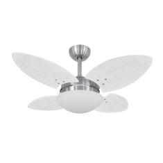 Ventilador de Teto Volare Mini Petalo Palmae Branco 127V