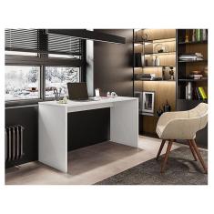 Mesa para Computador Ambiente Gávea Branco Trama - Móveis Leão