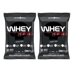 Kit 2x Whey Turbo - 907g Kit 2x Whey Turbo (Morango + Baunilha) - 907g