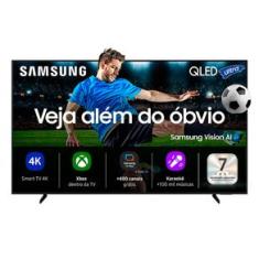 Smart TV Samsung 75" Polegadas QLED Ultra 4K Q7F 2025, Processador com AI e Alexa Integrada