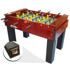 Mesa de Pebolim Klopf com Varões Embutidos e Bonecos de Plástico Luxo 31051