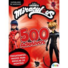 Livro Miraculous Ladybug Super Livro De Adesivos Acompanha 500 Adesivo