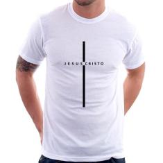 Camiseta Jesus Cristo Em Cruz - Foca Na Moda
