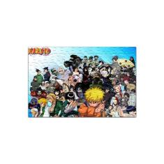 Quebra Cabeça Naruto Com Caixa Personalizado 48 Peças