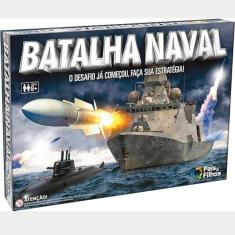 Jogo de Tabuleiro Completo Batalha Naval Estratégico Lógico +8 Anos Pais e Filhos