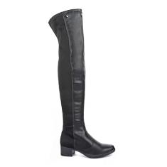 Bota Feminina Mississipi Over The Knee Salto Blocado Preto 34