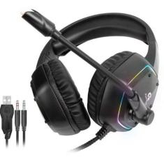 Headset Gamer Fortrek Blackfire P2 + USB RGB Preto F002