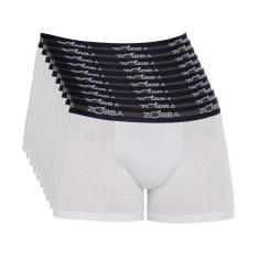 Kit 10 Cuecas Zorba Boxer Max Algodão 702
