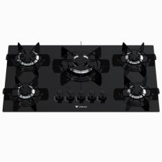 Cooktop a Gas 5 Bocas Venax Sognare Tripla Chama Preto