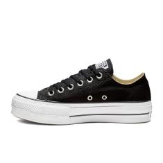 Converse Tênis feminino Chuck Taylor All Star Lift, Preto/branco/branco, 41