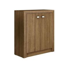 Balcão Para Escritório com 2 Portas e 1 Prateleira ME4103 Amêndoa - Te
