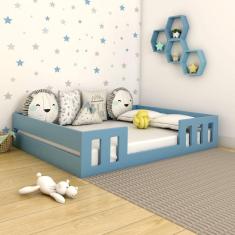 Cama Casal Montessoriana Play Azul