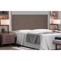 Painel Aquilla Cama Box King 195cm Suede - SSX Multicoisas