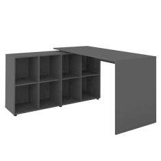 Mesa Para Escritório Extensível Escrivaninha Home Office Nero