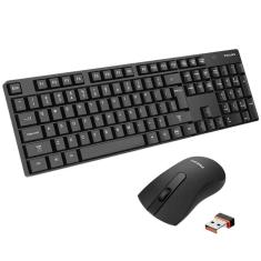 Kit teclado e mouse sem fio philips 2.4g wireless - c501