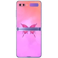 Capa Adesivo Skin163 Verso Para Samsung Galaxy Z Flip (2020) - KawaSki