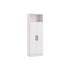 Guarda Roupa Solteiro 2 Portas Multiuso N408 Branco - Kappesberg