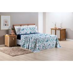 Jogo de Cama Casal Queen 4 peças malha fio penteado coleção Quality - 