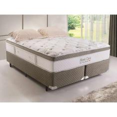 Colchão King Monte Carlo Mola Ensacada (33x193x203) Branco - Herval