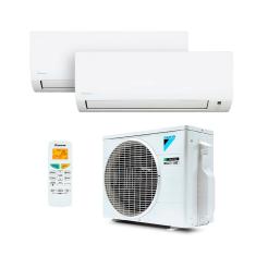 Ar Condicionado Multi Split Inverter R-32 Daikin 18.000 BTUs (2x Evap 12.000) Quente/Frio 220V Monofásico
