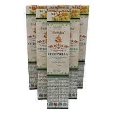 Incenso Goloka Ayurvedic Massala Citronela Cx.6un.15g